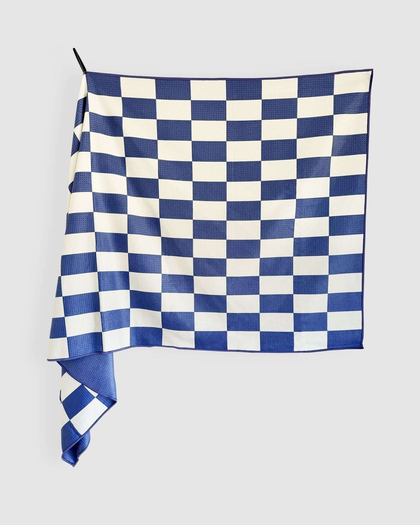 Blue Checked Sand Free Towel