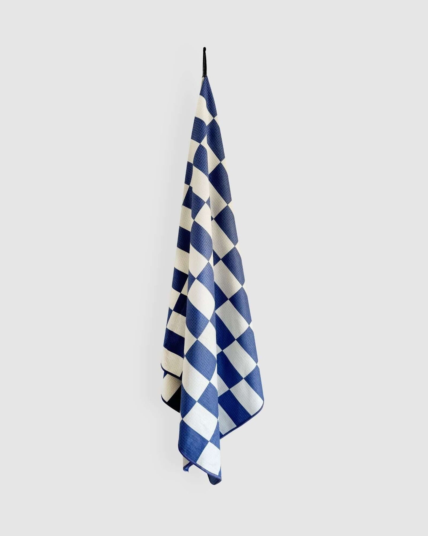 Blue Checked Sand Free Towel