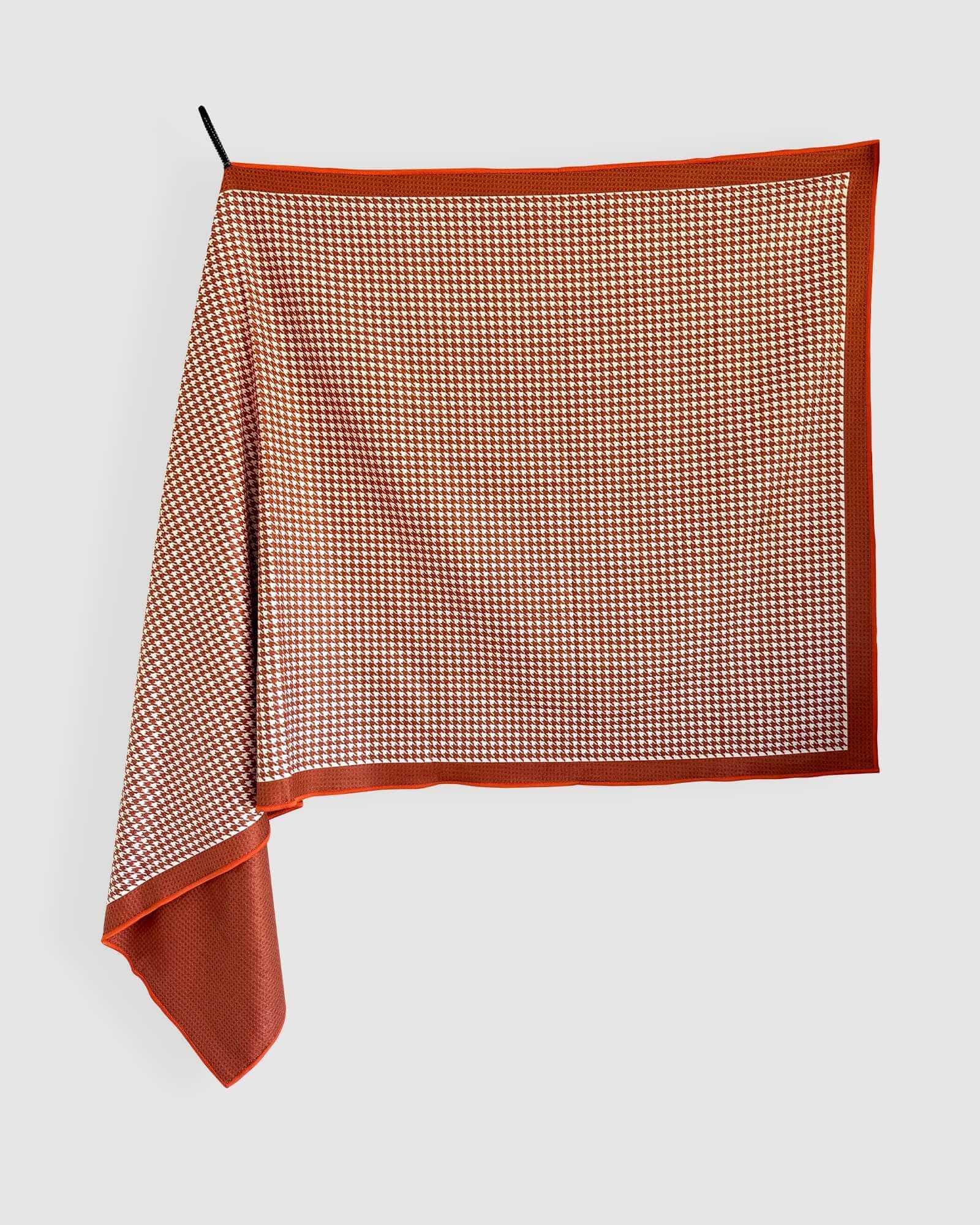 Red Gingham Sand Free Beach Towel